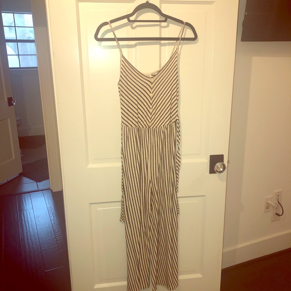 Black and white jumpsuit